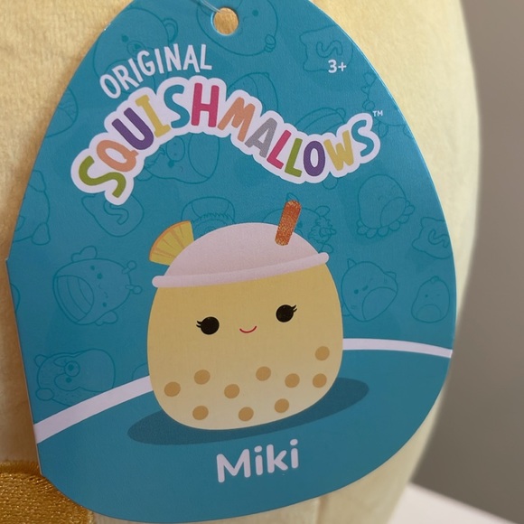 NWT 14” Miki the Pineapple 🍍🧋 Boba Tea Drink Squishmallow - Picture 5 of 6